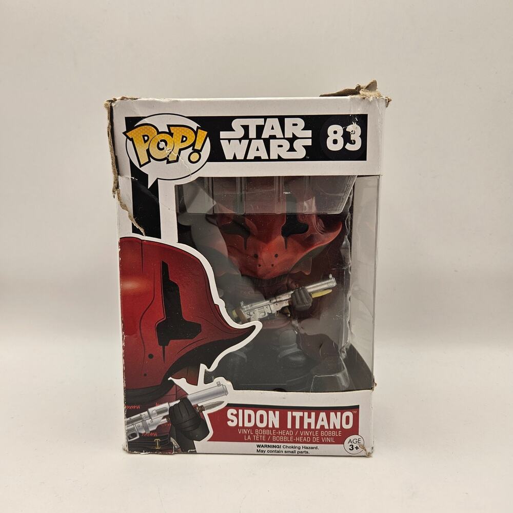 FUNKO POP! STAR WARS #83 SIDOH ITHANO VINYL FIGURE CHECK BOX CONIDITON